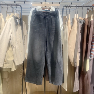 indicia6A402KZ078F专柜正品标记女装春休闲松紧牛仔裤吊牌价599