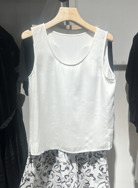 Indicia6B406BX389N专柜正品标记女装桑蚕丝吊带背心吊牌价689