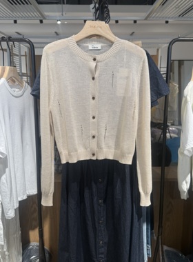 indiciatheL2C5KS121专柜正品标记女装韩版圆领开衫上衣吊牌价599