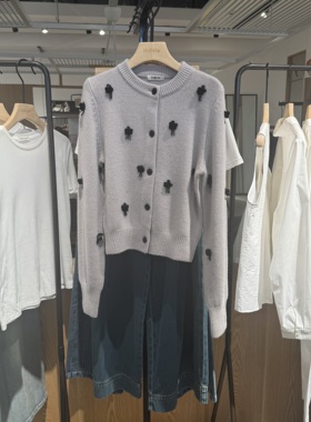 indiciaF2C4KS471F专柜正品标记女装羊毛开衫软糯外套吊牌价969