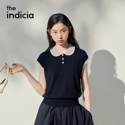the indiciaL2B6ZZ188Y专柜正品标记女装针织衫上衣吊牌价539