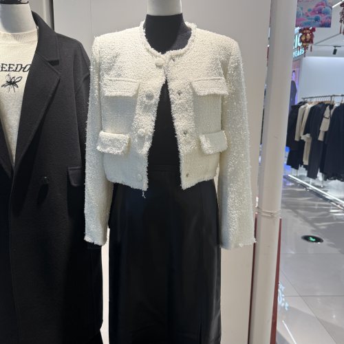 indiciaF2A5WT014C专柜正品标记女装流苏小香风外套短款吊牌价889