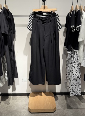 indiciaF2C4KZ445C专柜正品标记女装简约百搭直筒休闲裤吊牌价769