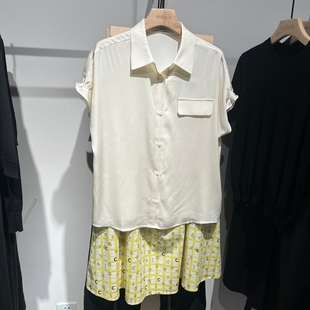 衬衫 桑蚕丝简约时尚 吊牌789 标记女装 Indicia6B406CS382C专柜正品