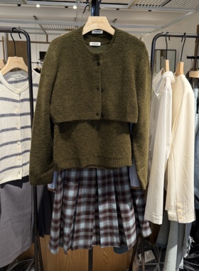 indiciaF2D4ZZ768F专柜正品标记女装设计两件套针织衫毛衣吊牌989