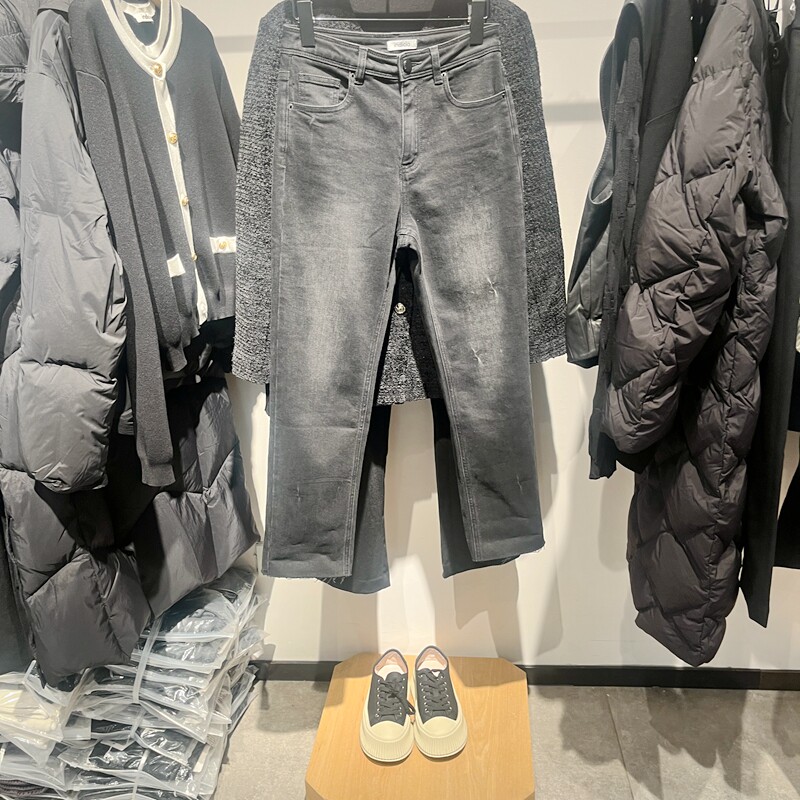 indiciaL2C4NK116专柜正品标记女装简约哈伦显瘦牛仔裤吊牌价639