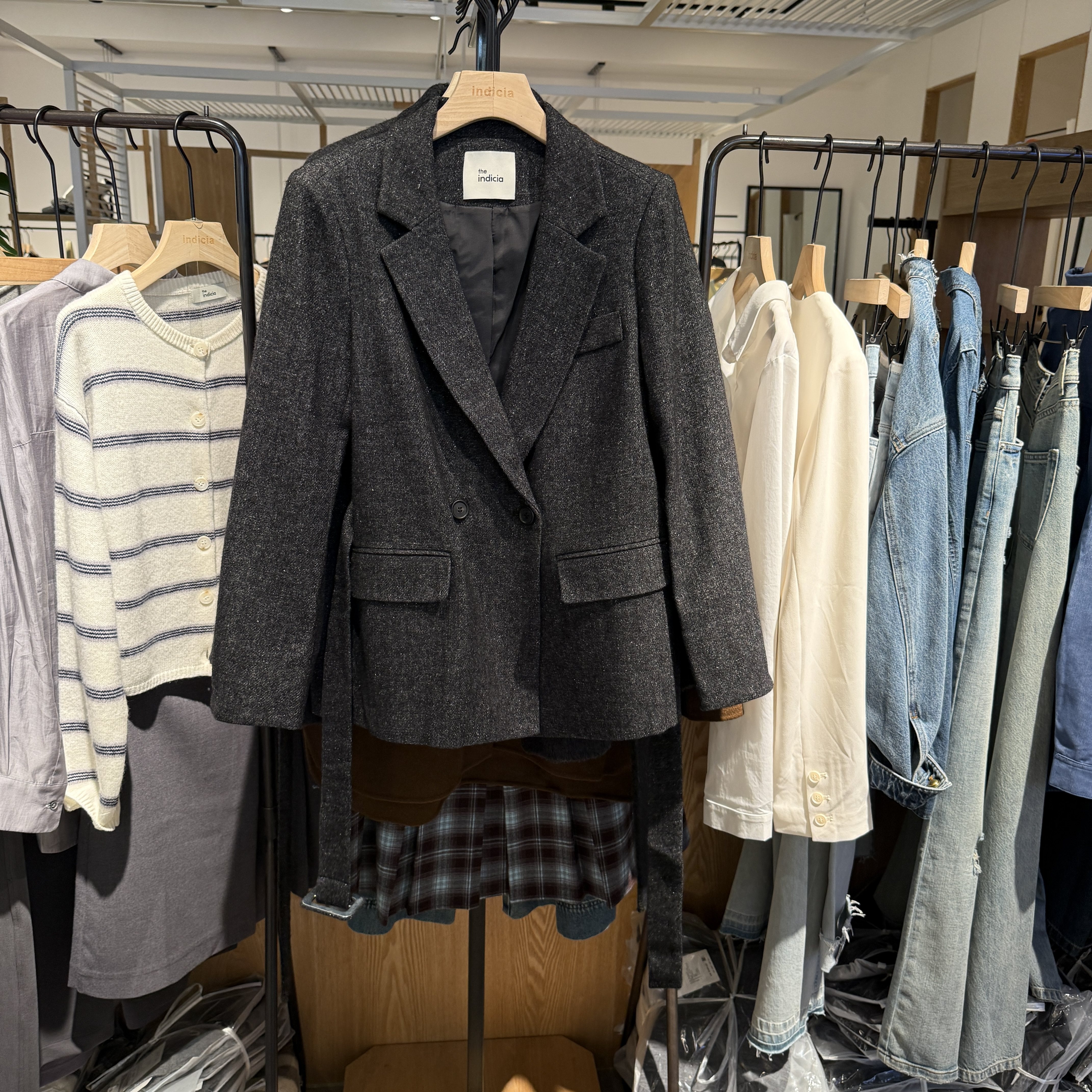 indiciatheL2D5XZ228专柜正品标记女装时尚气质毛呢西装吊牌1889,女装/女士精品,西装,淘宝优惠券,粉丝福利购,淘宝优惠卷