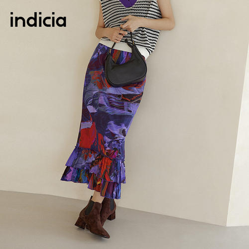 indicia4C206QZ278蛋糕裙半身裙女夏季半裙标记女装吊牌价799