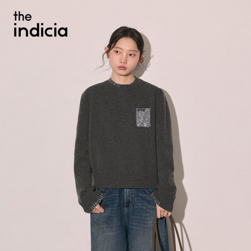 the indiciaL2D6MS307Y专柜正品标记女装2026冬季新款毛衫吊牌799