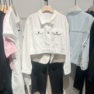 Indicia6B404WT194C专柜正品标记女装短款休闲牛仔外套吊牌价689