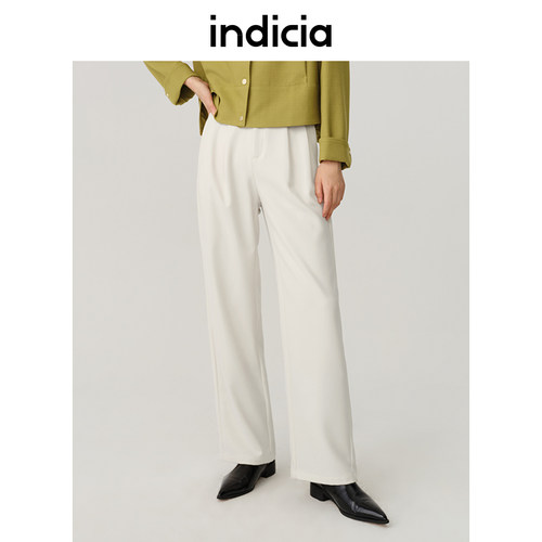 indicia5C308KZ399专柜正品标记女装秋款高腰阔腿裤吊牌价569