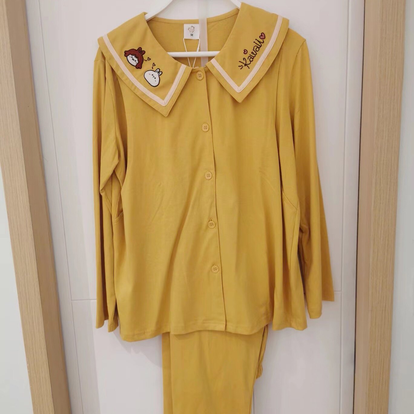 【清仓处理】都市丽人春秋孕妇妈妈哺乳家居服翻领睡衣套装LH2CA9