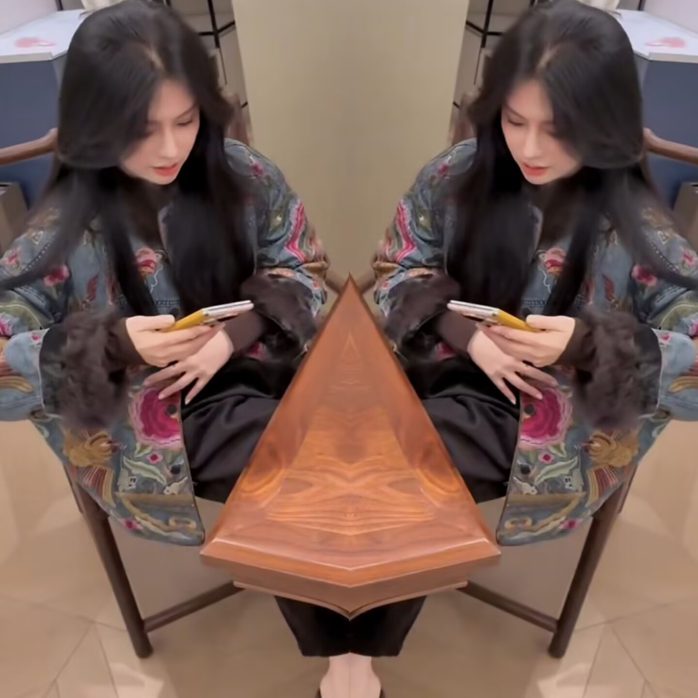 宽松通勤加厚长袖棉衣外套