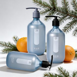 汉庭酒店同款质心冷杉洗发露沐浴露洗手液家用持久留香洗护套装