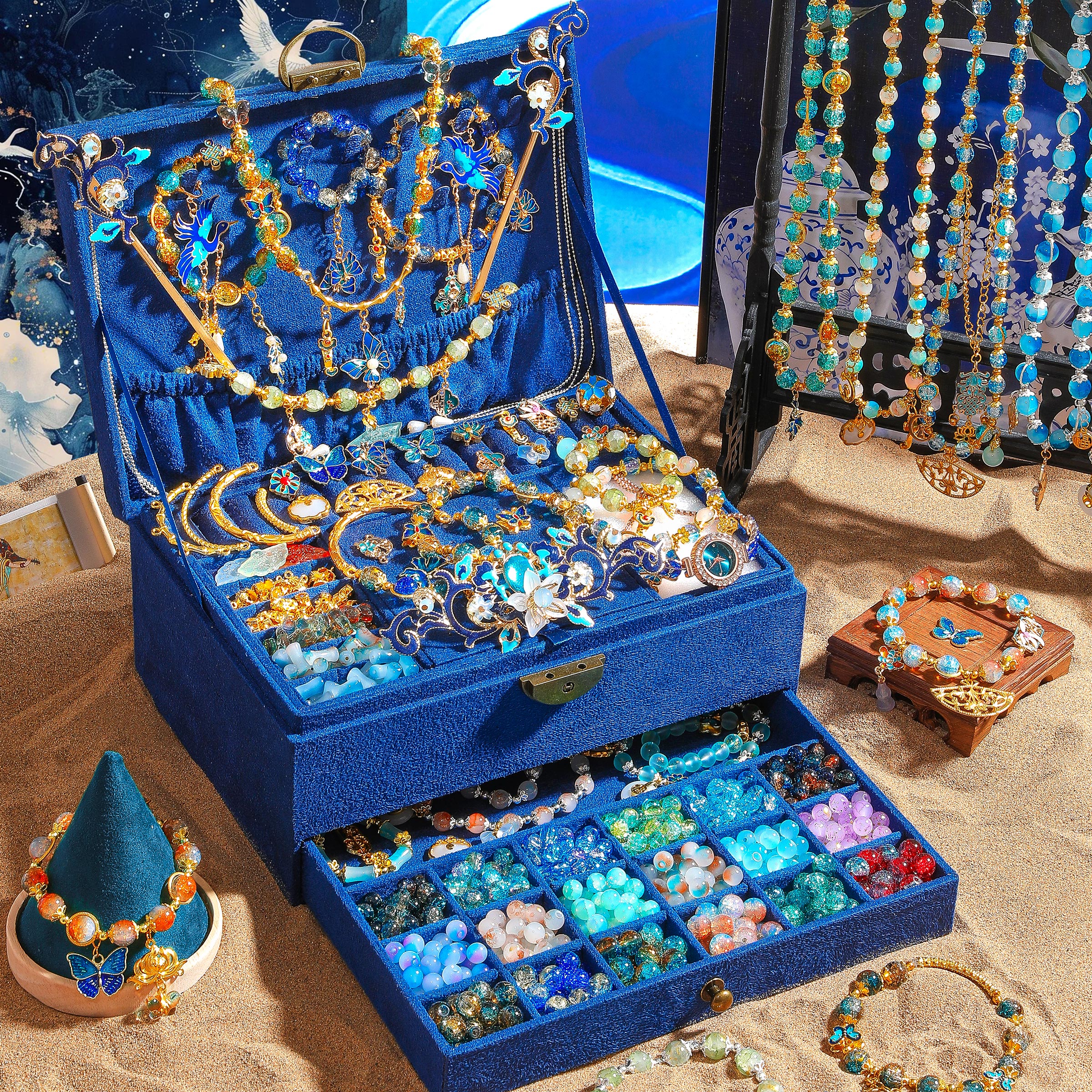 女孩串珠礼盒高端实用