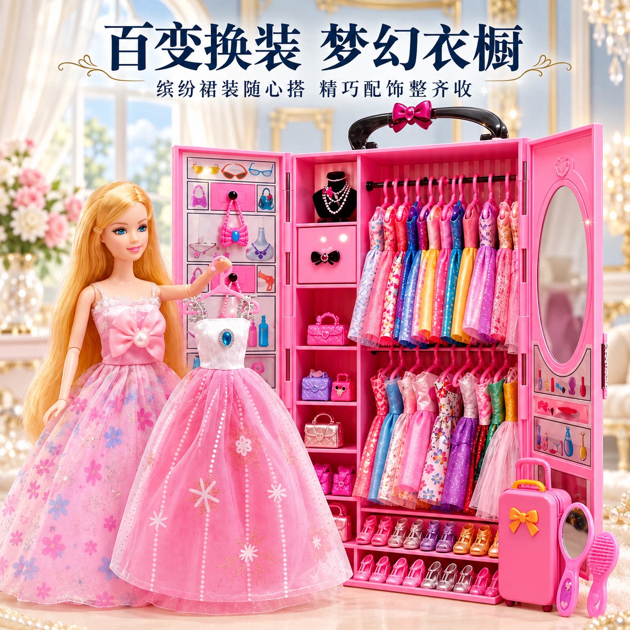 公主百变衣橱可换装衣服多