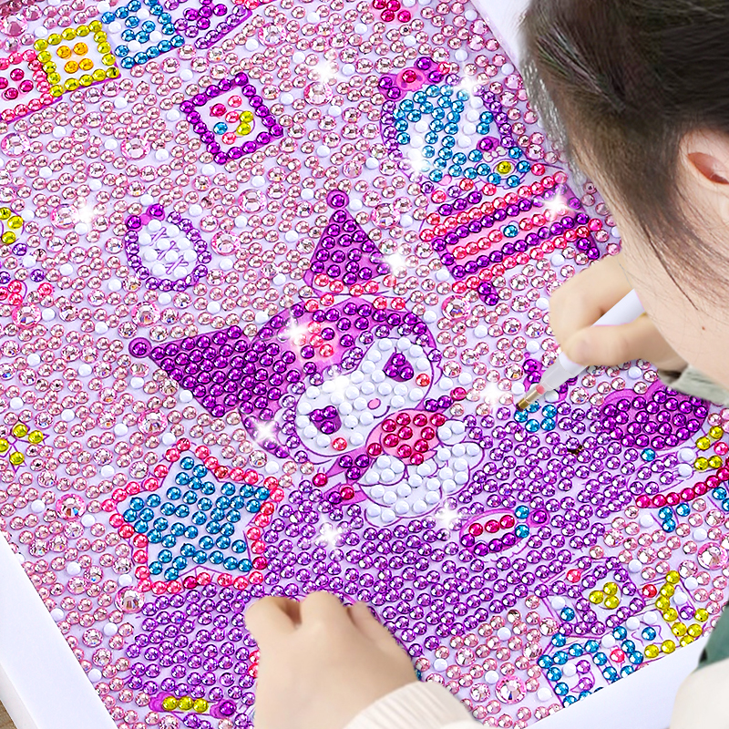 库洛米钻石画2025新款手工玩具