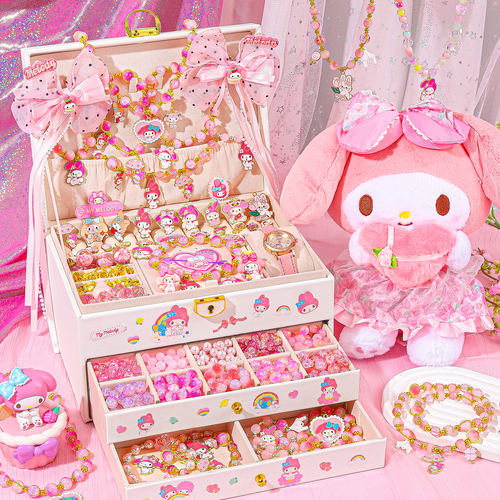 女孩高端美乐蒂琉璃串珠手链礼物