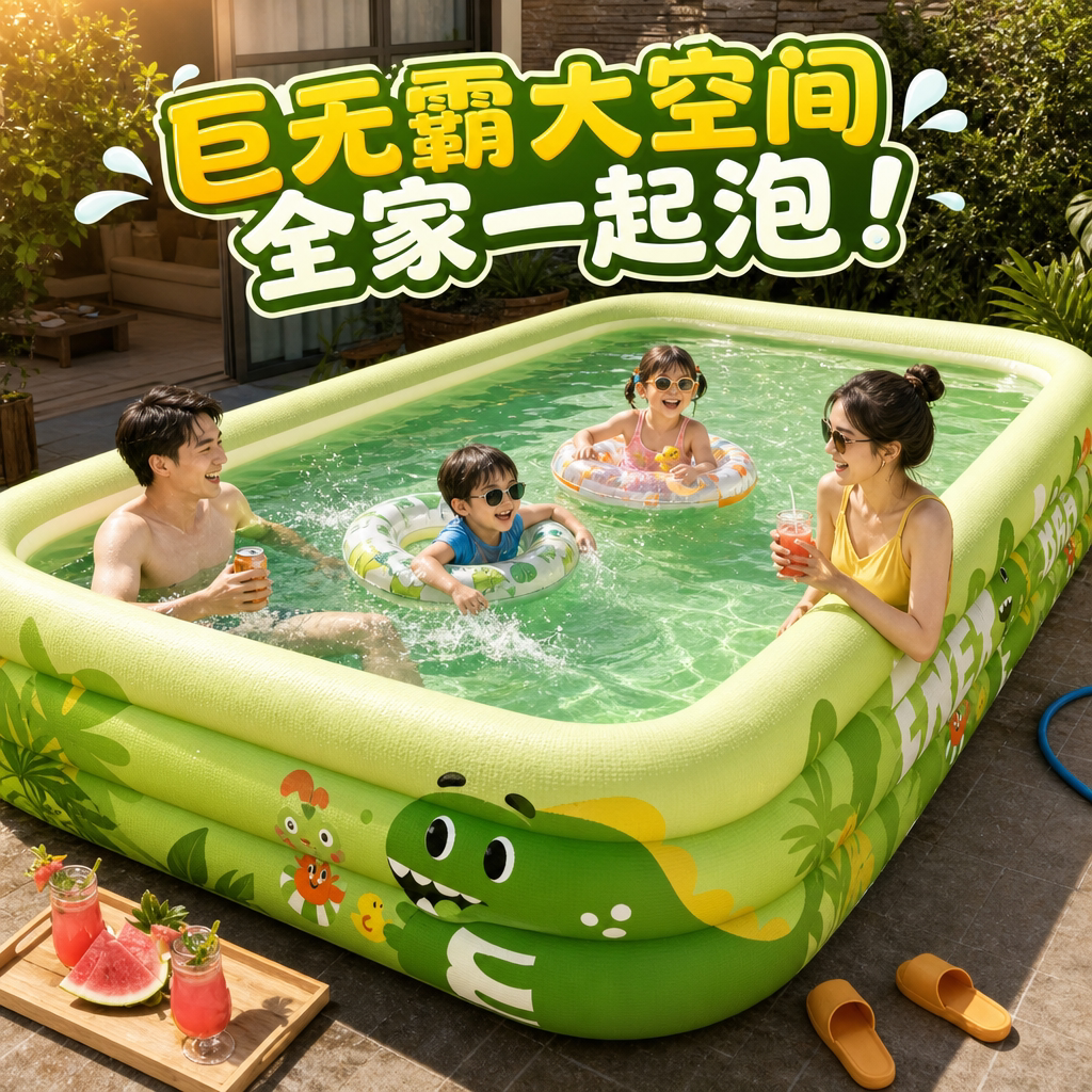 儿童家用电动充气大型游泳池