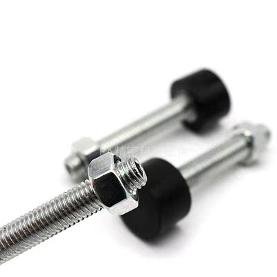 UNBH镀挡块止螺丝前 端内六角XTV孔型锌聚氨酯缓冲螺丝TDC41-M动3