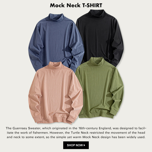 MT.Robson9.3oz纯棉长袖圆领T恤打底衫美式复古工装套头衫微抓毛