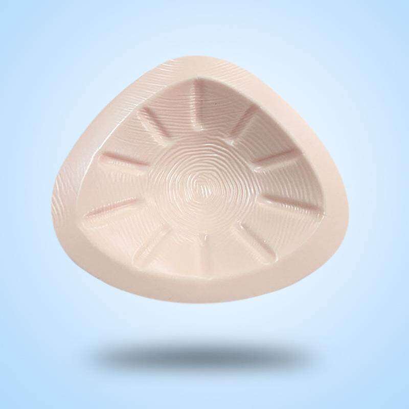 盛伦新款轻质硅胶义乳三角型凹底透气假乳房乳腺术后弥补轻盈