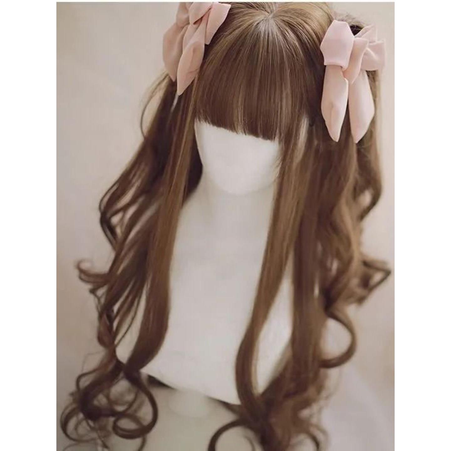 伪娘专用假发日系洛丽塔软妹lolita假发女装CD变装大佬空气刘海男