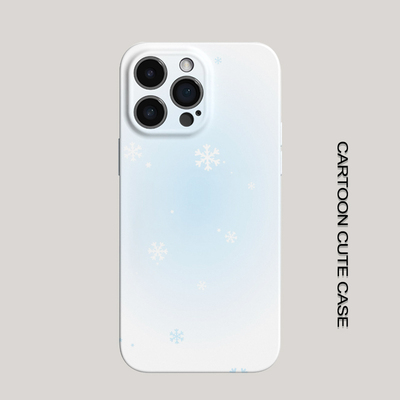 适用于iPhone17Promax保护套雪花飘飘16promax手机壳15pro个性14plus女生12磨砂11高级16plus苹果13pro荣耀80