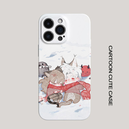 适用iPhone17Promax保护套秦彻卡通可爱16promax手机壳15pro个性14plus女生12磨砂11高级16plus苹果13pro一加