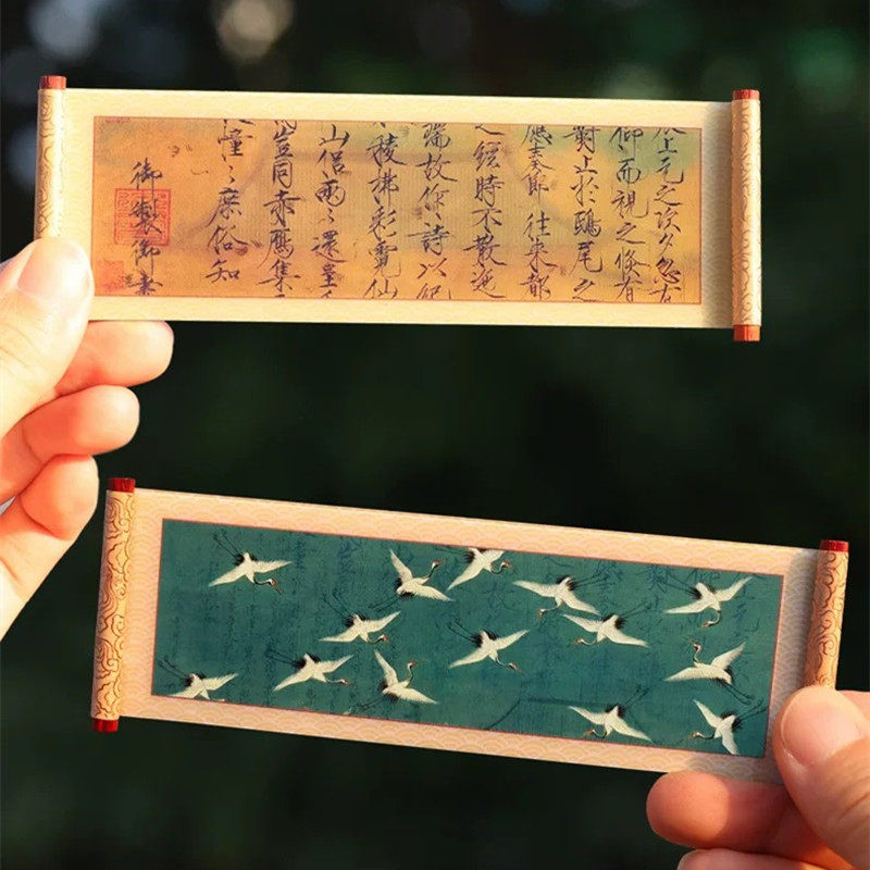 中国风古画卷轴冰箱贴中式文创小礼品送外国人创意古风特色伴手礼