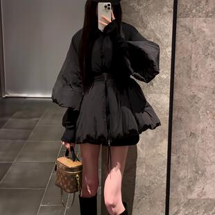 韩系时尚短款棉服女冬季2026年新款洋气高级感小众收腰棉衣外套女