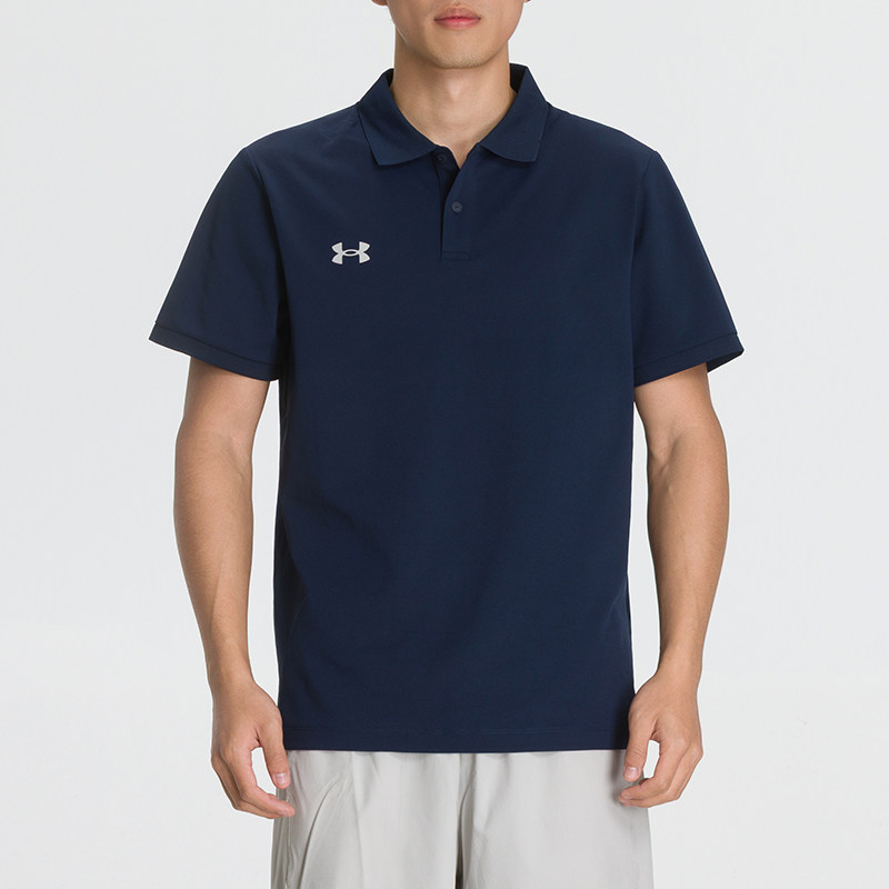 UA安德玛男士运动服POLO衫短袖2026新款休闲商务户外T恤26500510