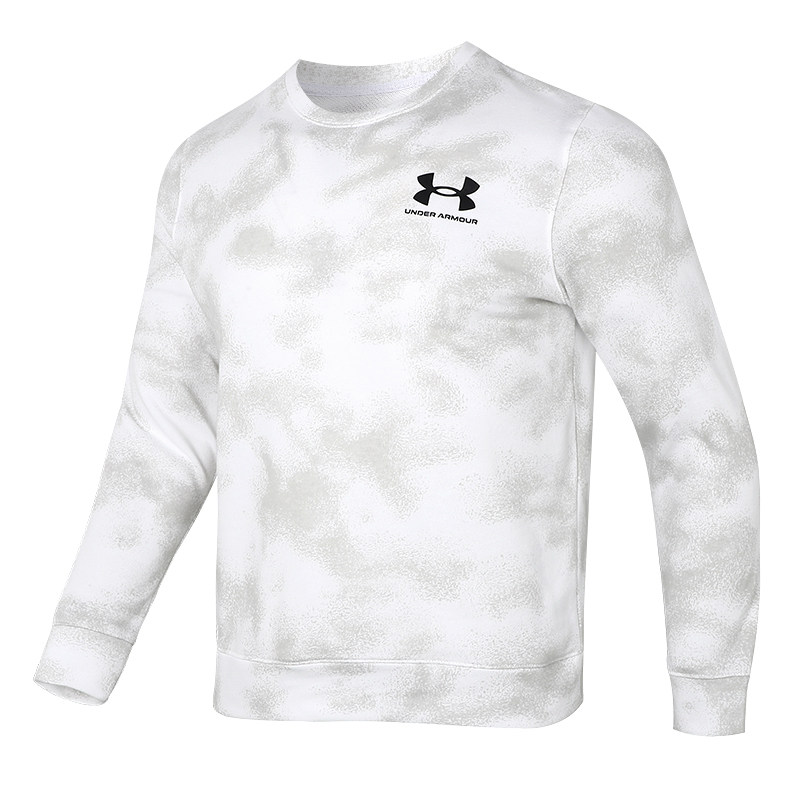 安德玛官方男装春季透气舒适休闲运动服健身训练时尚套头衫