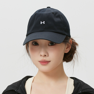 安德玛UA户外鸭舌帽男女帽子2026新款运动帽遮阳棒球帽1369790