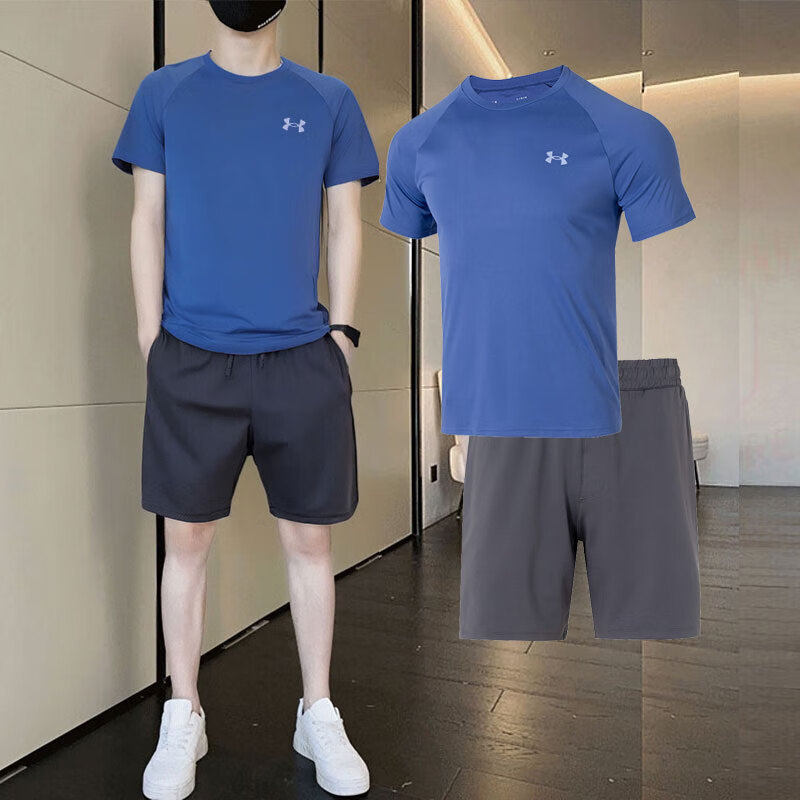 UA安德玛运动套装男春季新款快干短袖短裤T恤裤子晨跑训练两件套,运动服/休闲服装,运动套装,淘宝优惠券,粉丝福利购,淘宝优惠卷