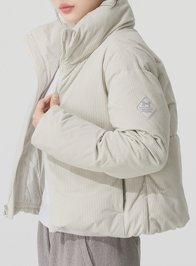 UNDER ARMOUR羽绒服女装UA冬季灯芯绒保暖运动休闲户外防风防寒