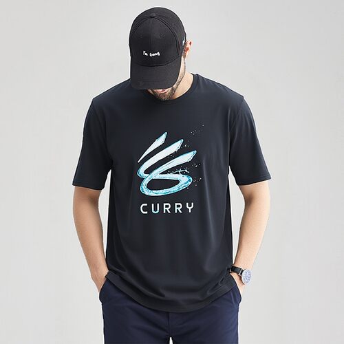 UA安德玛库里短袖T恤男装2026新款运动服健身训练Curry篮球半截袖