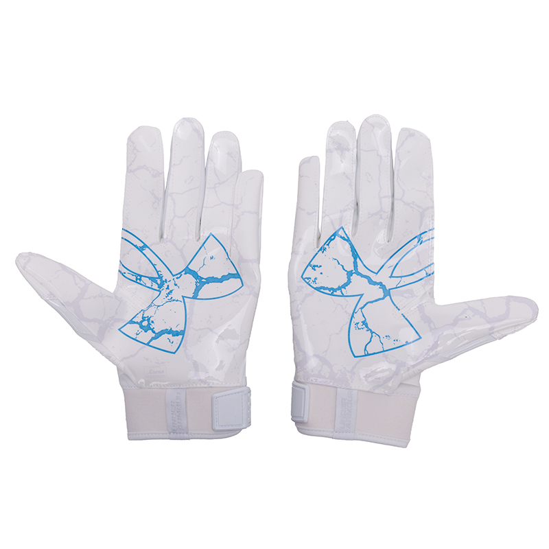 UA安德玛足球比赛训练手套秋季户外男士五指橄榄球健身护具装备