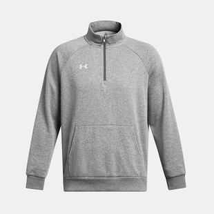 2024秋季 4拉链运动服加绒保暖立领卫衣 男装 UA安德玛套头衫