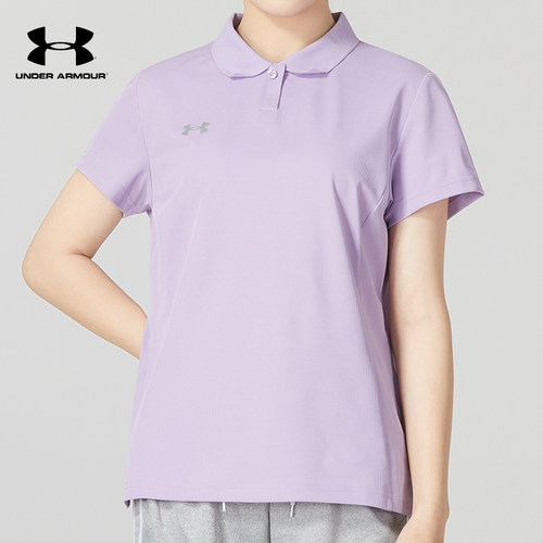 UA安德玛POLO衫短袖女装2026夏季新款跑步休闲运动服T恤23500510