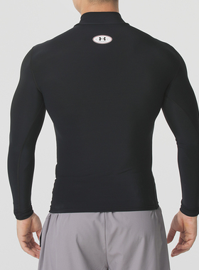 UNDER ARMOUR安德玛长袖T恤男装士 26冬季速干运动服健身服跑步