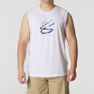 Under Armour安德玛正品男装春季款透气篮球背心户外无袖运动T