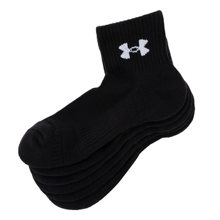 安德玛UA男袜女袜2026春季新款三双装运动休闲袜子中筒袜6009686