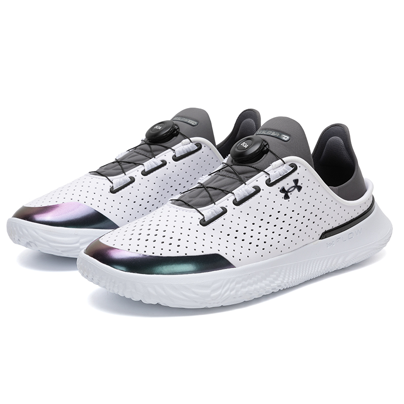 安德玛男鞋女鞋运动鞋冬季新款轻便减震训练鞋可踩跟旋钮鞋随便鞋