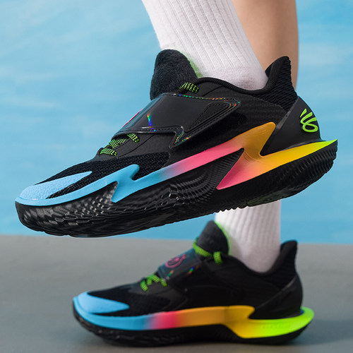 安德玛男鞋2025冬季新款篮球鞋D. FOX 2-BLK实战训练鞋场上比赛鞋