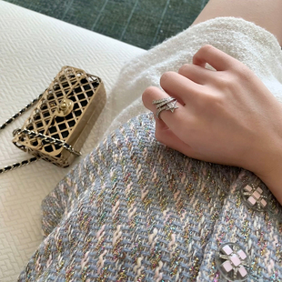 Boamarket 彗星戒指女轻奢小众精致食指戒时尚个性设计感指环