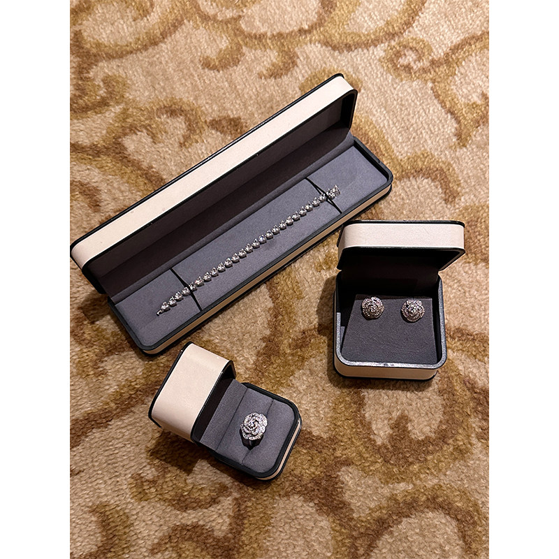 山茶花戒指耳环爱心手链