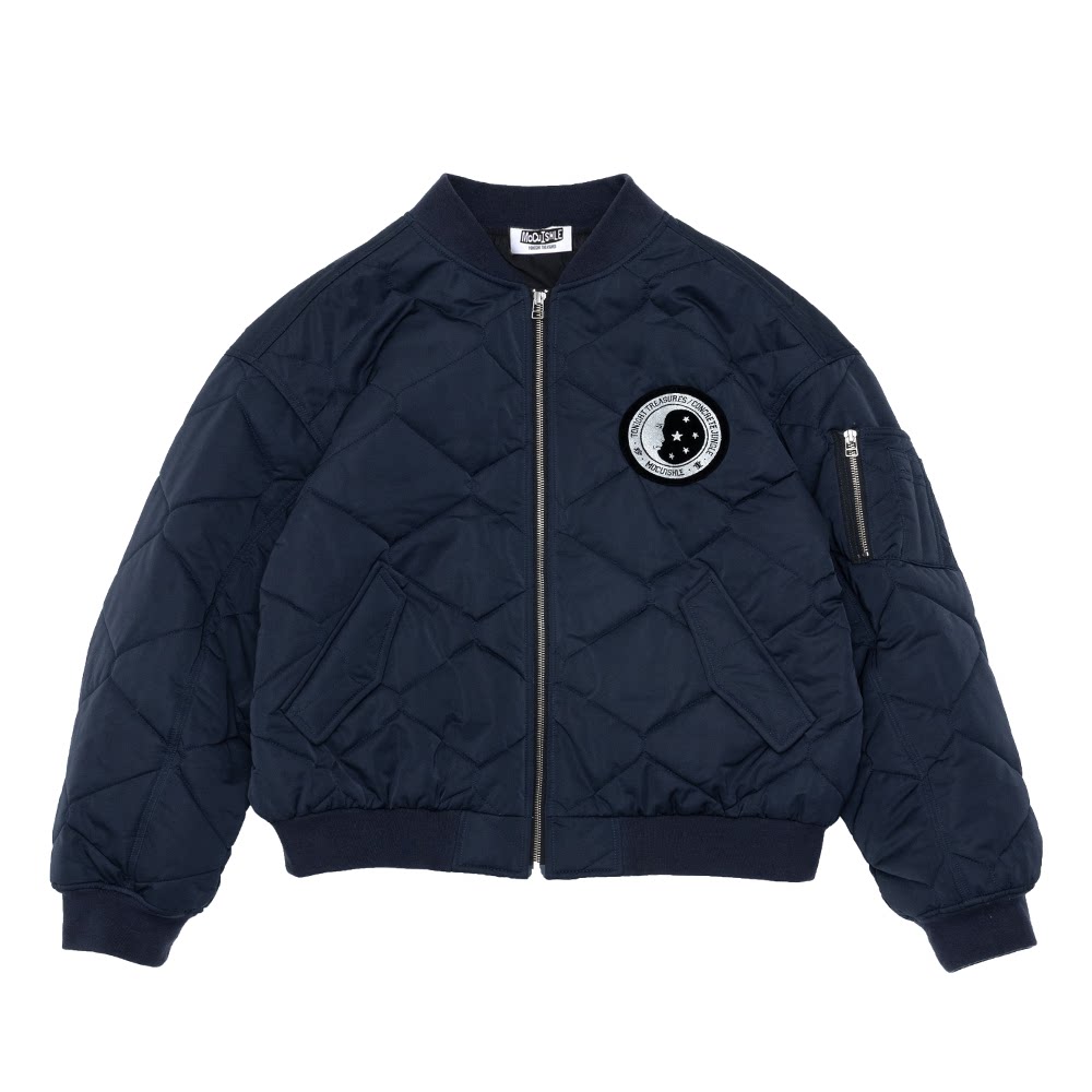 mocuishle（MCSL）「珍重」闪粉棉服夹克 BOMBER JACKET图片