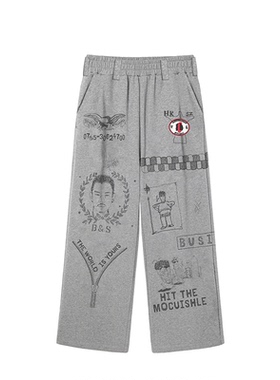 mocuishle（MCSL）「双生」卫裤 DUAL PERSONALITY SWEATPANTS