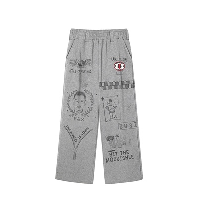 mocuishle25aw双生卫裤